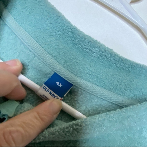 Fleece Jacket, Old Navy, in a soft mint green. Great pre-owned condition. - Picture 3 of 3